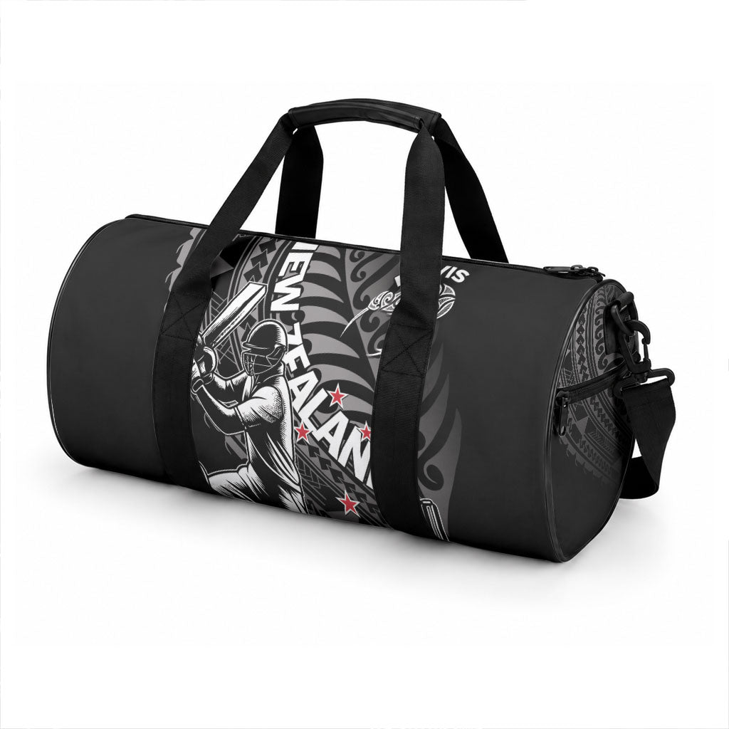 New Zealand Cricket Duffle Bag Maori Kiwi Black Fern