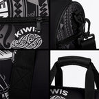 New Zealand Cricket Duffle Bag Maori Kiwi Black Fern