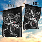 New Zealand Cricket Garden Flag Maori Kiwi Black Fern