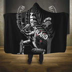 New Zealand Cricket Hooded Blanket Maori Kiwi Black Fern