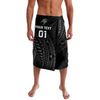 Custom New Zealand Cricket Lavalava Maori Kiwi Black Fern