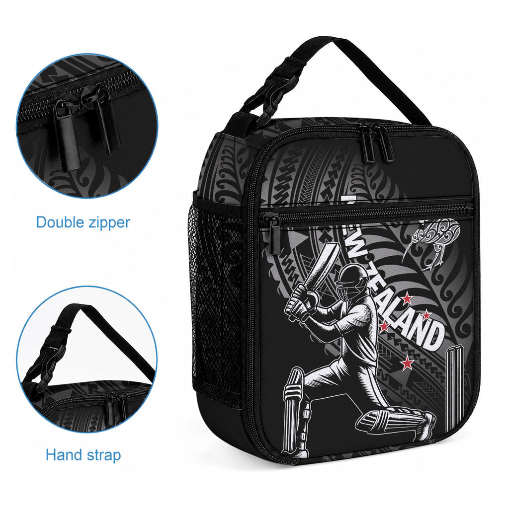 New Zealand Cricket Lunch Bag Maori Kiwi Black Fern