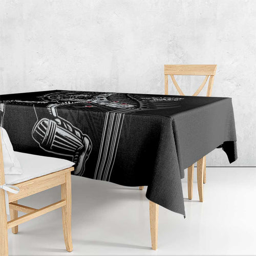 New Zealand Cricket Tablecloth Maori Kiwi Black Fern