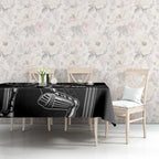 New Zealand Cricket Tablecloth Maori Kiwi Black Fern