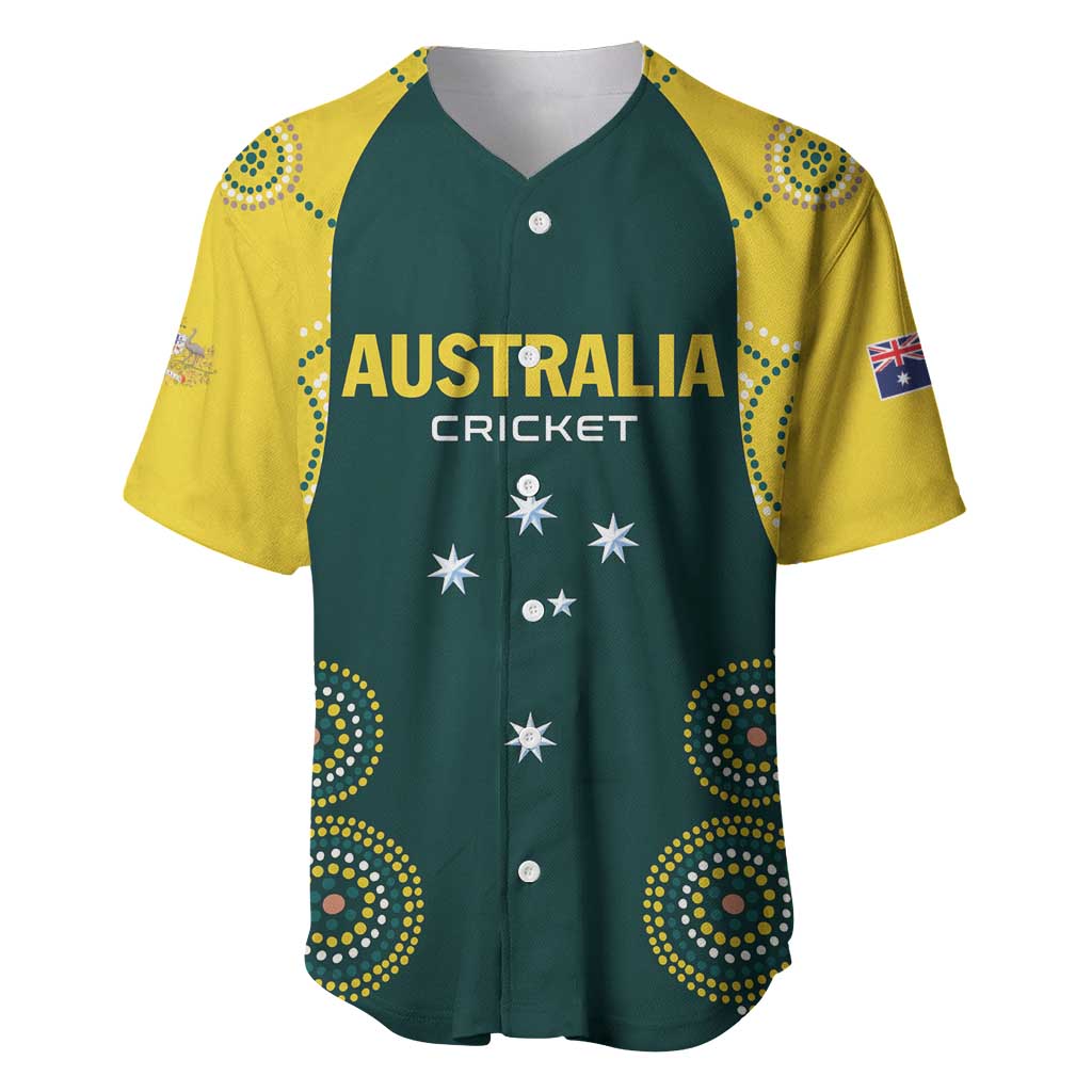 Custom Australia Cricket Baseball Jersey Aussies Champions