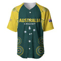 Custom Australia Cricket Baseball Jersey Aussies Champions