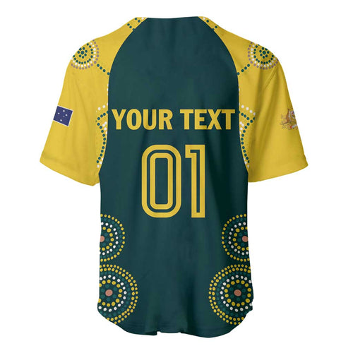 Custom Australia Cricket Baseball Jersey Aussies Champions
