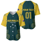 Custom Australia Cricket Baseball Jersey Aussies Champions