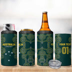 Custom Australia Cricket 4 in 1 Can Cooler Tumbler Aussies Champions