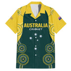 Custom Australia Cricket Family Matching Puletasi and Hawaiian Shirt Aussies Champions