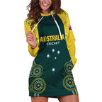 Custom Australia Cricket Hoodie Dress Aussies Champions