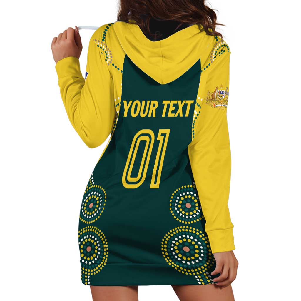 Custom Australia Cricket Hoodie Dress Aussies Champions