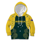 Custom Australia Cricket Kid Hoodie Aussies Champions