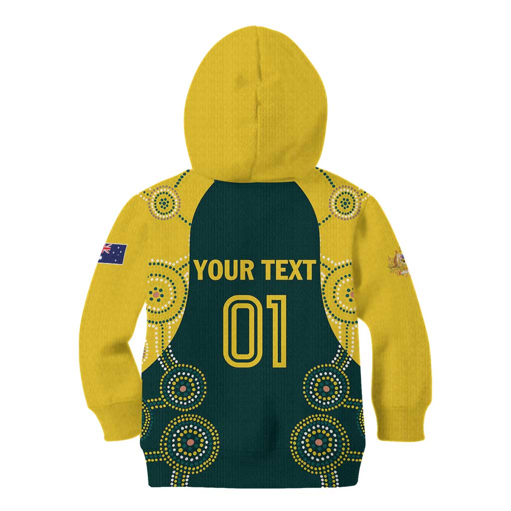 Custom Australia Cricket Kid Hoodie Aussies Champions