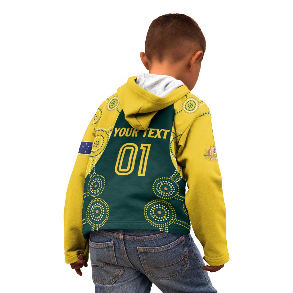 Custom Australia Cricket Kid Hoodie Aussies Champions