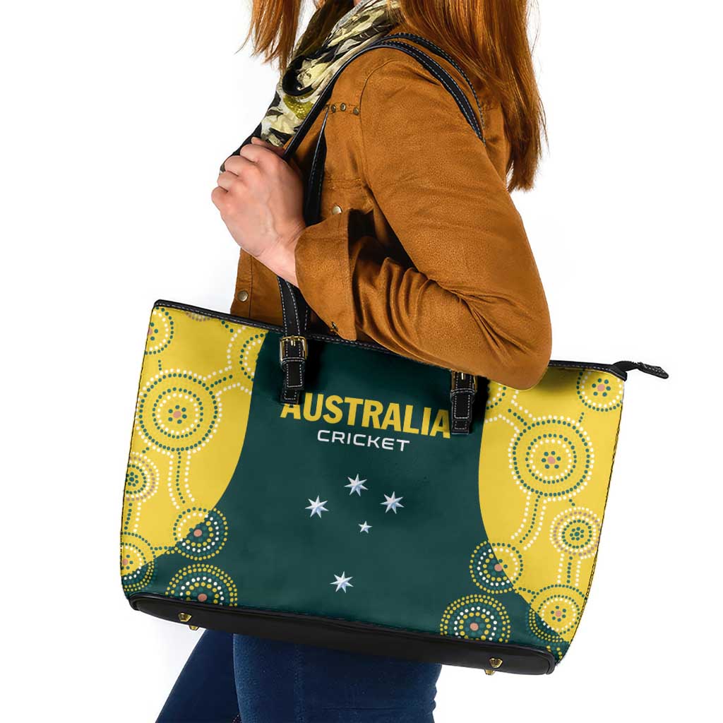 Australia Cricket Leather Tote Bag Aussies Champions