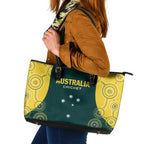 Australia Cricket Leather Tote Bag Aussies Champions