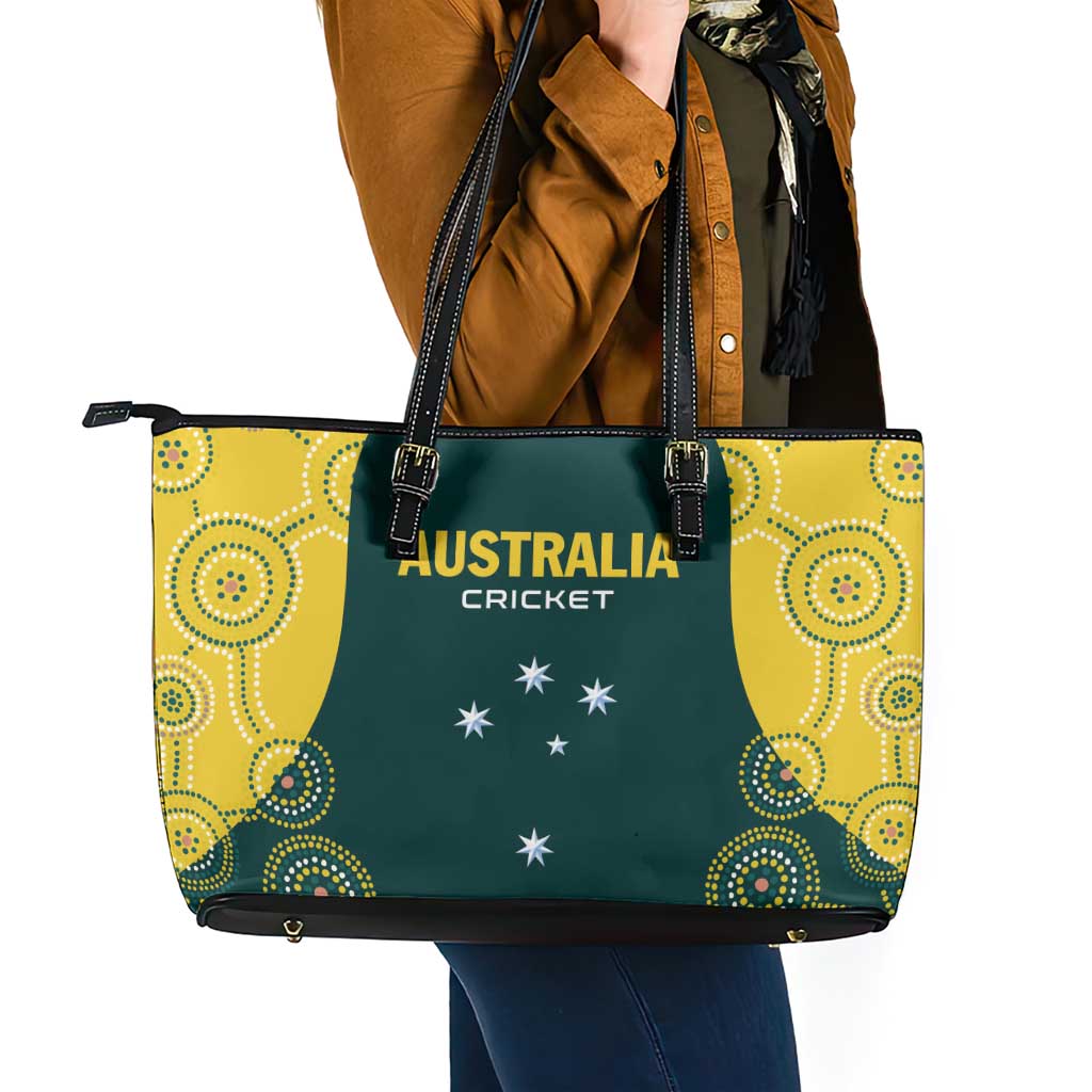 Australia Cricket Leather Tote Bag Aussies Champions