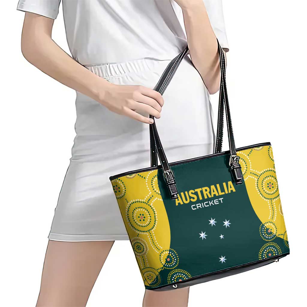 Australia Cricket Leather Tote Bag Aussies Champions