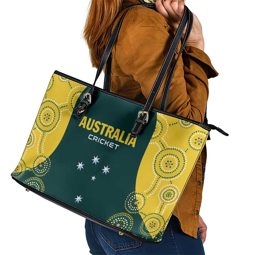Australia Cricket Leather Tote Bag Aussies Champions
