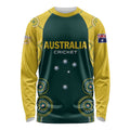 Custom Australia Cricket Long Sleeve Shirt Aussies Champions