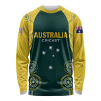 Custom Australia Cricket Long Sleeve Shirt Aussies Champions
