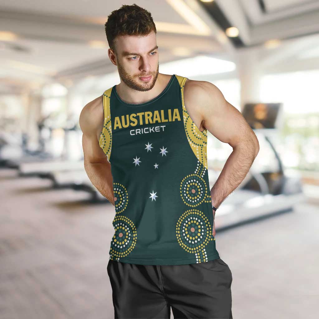 Custom Australia Cricket Men Tank Top Aussies Champions