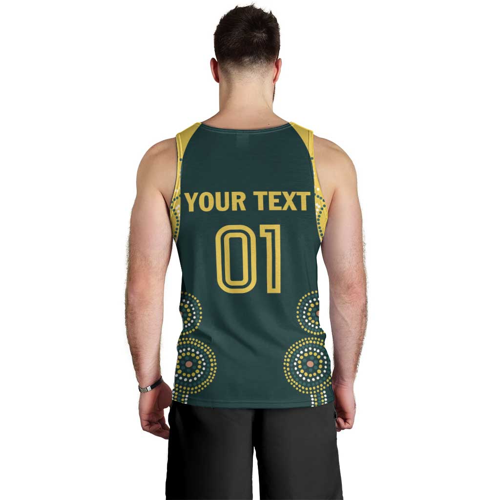 Custom Australia Cricket Men Tank Top Aussies Champions