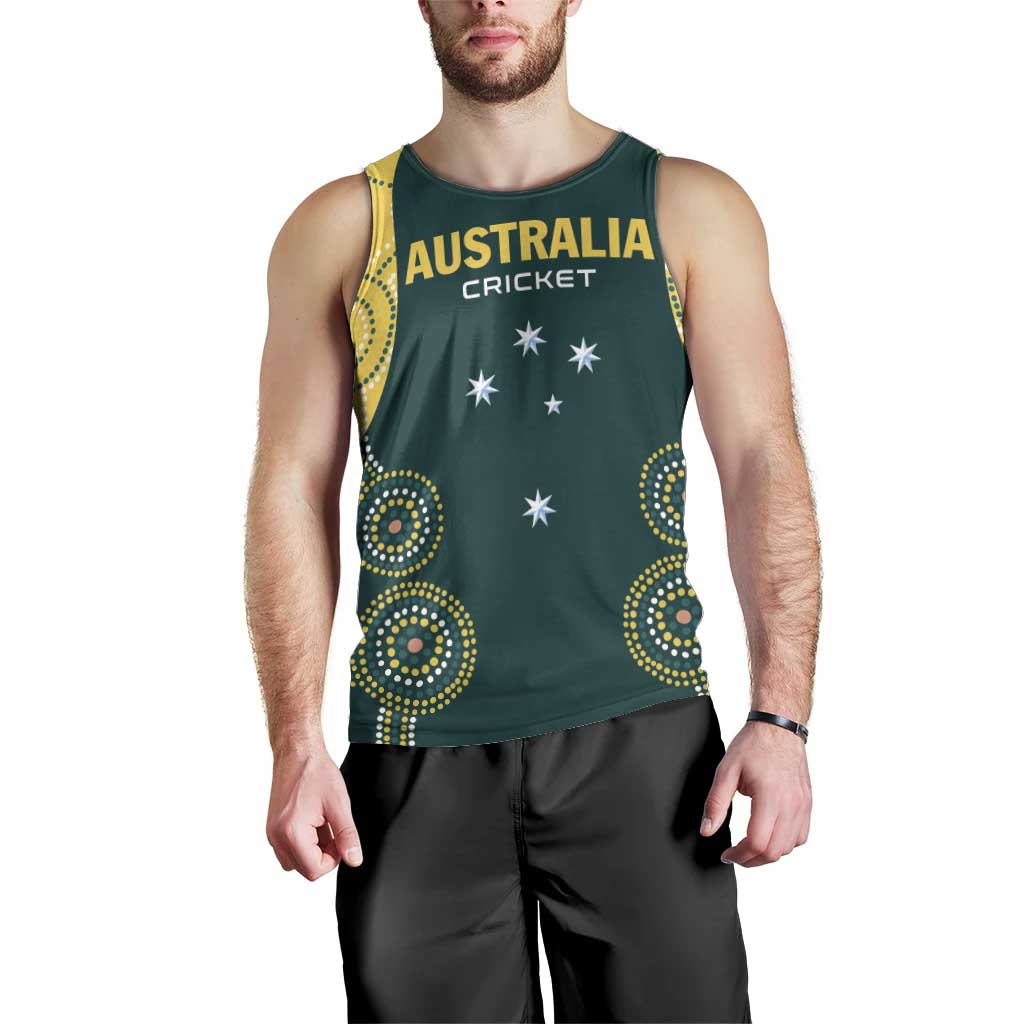 Custom Australia Cricket Men Tank Top Aussies Champions
