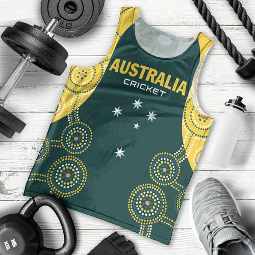 Custom Australia Cricket Men Tank Top Aussies Champions