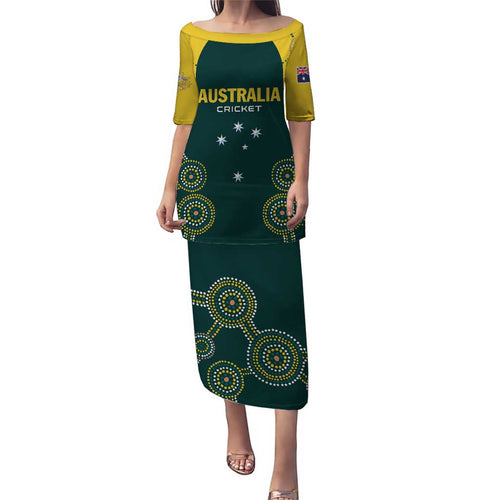 Custom Australia Cricket Puletasi Aussies Champions