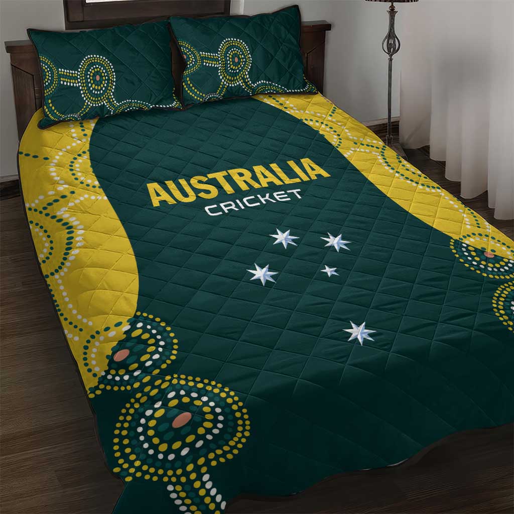 Australia Cricket Quilt Bed Set Aussies Champions
