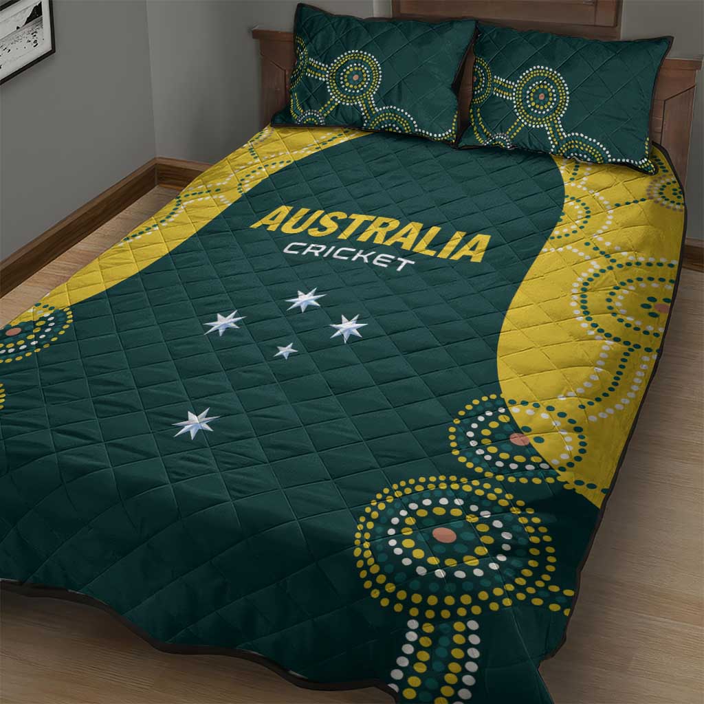 Australia Cricket Quilt Bed Set Aussies Champions