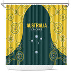 Australia Cricket Shower Curtain Aussies Champions