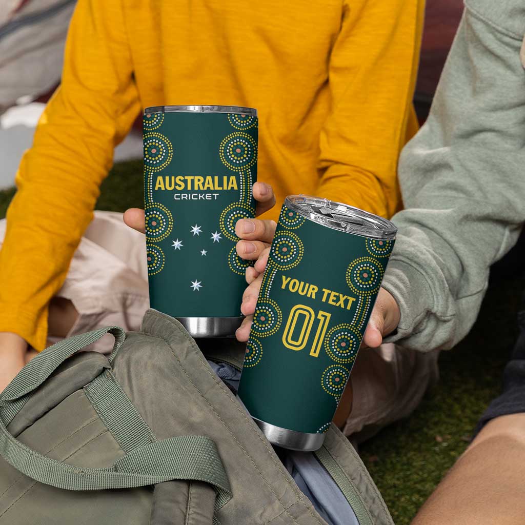 Custom Australia Cricket Tumbler Cup Aussies Champions