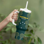 Custom Australia Cricket Tumbler With Handle Aussies Champions