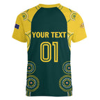 Custom Australia Cricket Women V-Neck T-Shirt Aussies Champions