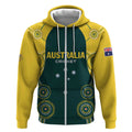 Custom Australia Cricket Zip Hoodie Aussies Champions