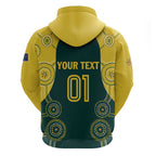 Custom Australia Cricket Zip Hoodie Aussies Champions