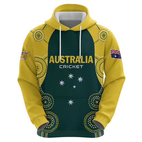 Custom Australia Cricket Zip Hoodie Aussies Champions