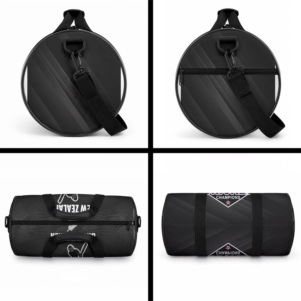 New Zealand Cricket Duffle Bag Aotearoa Black Cap Come On