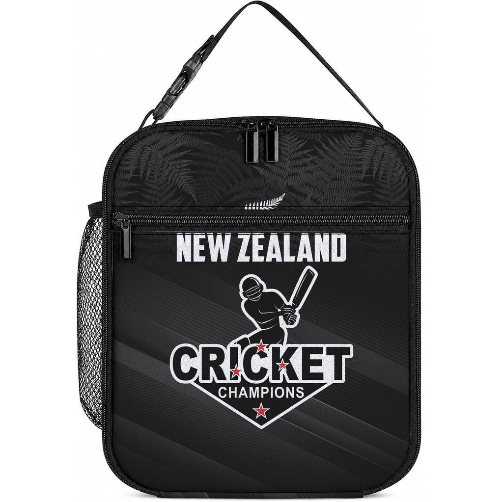 New Zealand Cricket Lunch Bag Aotearoa Black Cap Come On