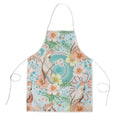 Australia Pink Cockatoo Aboriginal Art Apron Tropical Hibiscus Floral Style