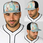 Australia Pink Cockatoo Aboriginal Art Baseball Net Cap Tropical Hibiscus Floral Style