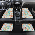 Australia Pink Cockatoo Aboriginal Art Car Mats Tropical Hibiscus Floral Style