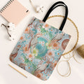 Australia Pink Cockatoo Aboriginal Art Tote Bag Tropical Hibiscus Floral Style
