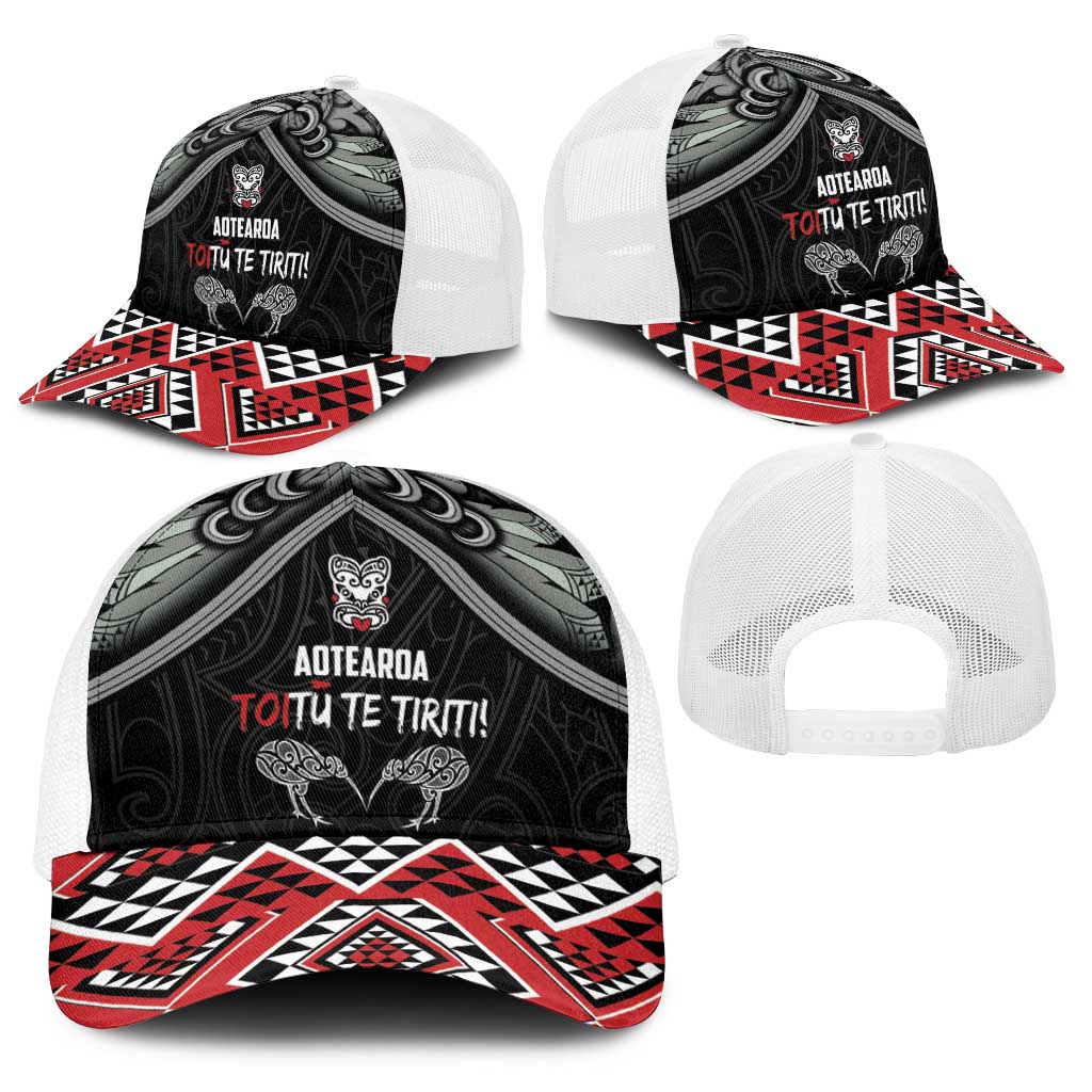 Aotearoa Toitu Te Tiriti Waitangi Baseball Net Cap Proud To Be Maori - Aussie Hoodie