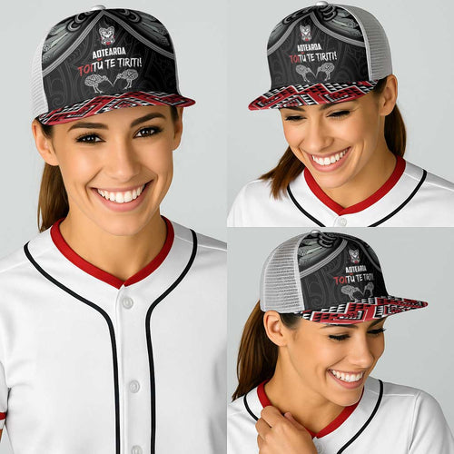 Aotearoa Toitu Te Tiriti Waitangi Baseball Net Cap Proud To Be Maori - Aussie Hoodie