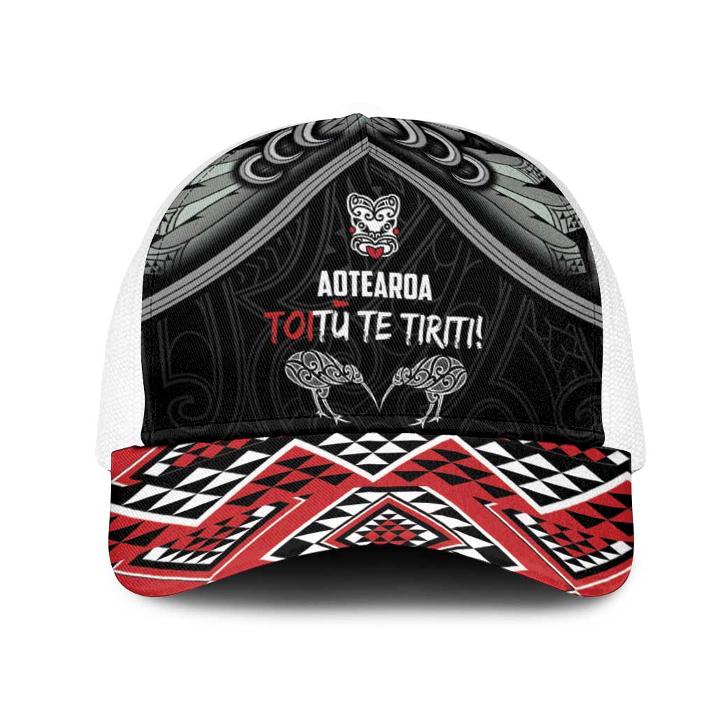 Aotearoa Toitu Te Tiriti Waitangi Mesh Trucker Cap Proud To Be Maori - Aussie Hoodie