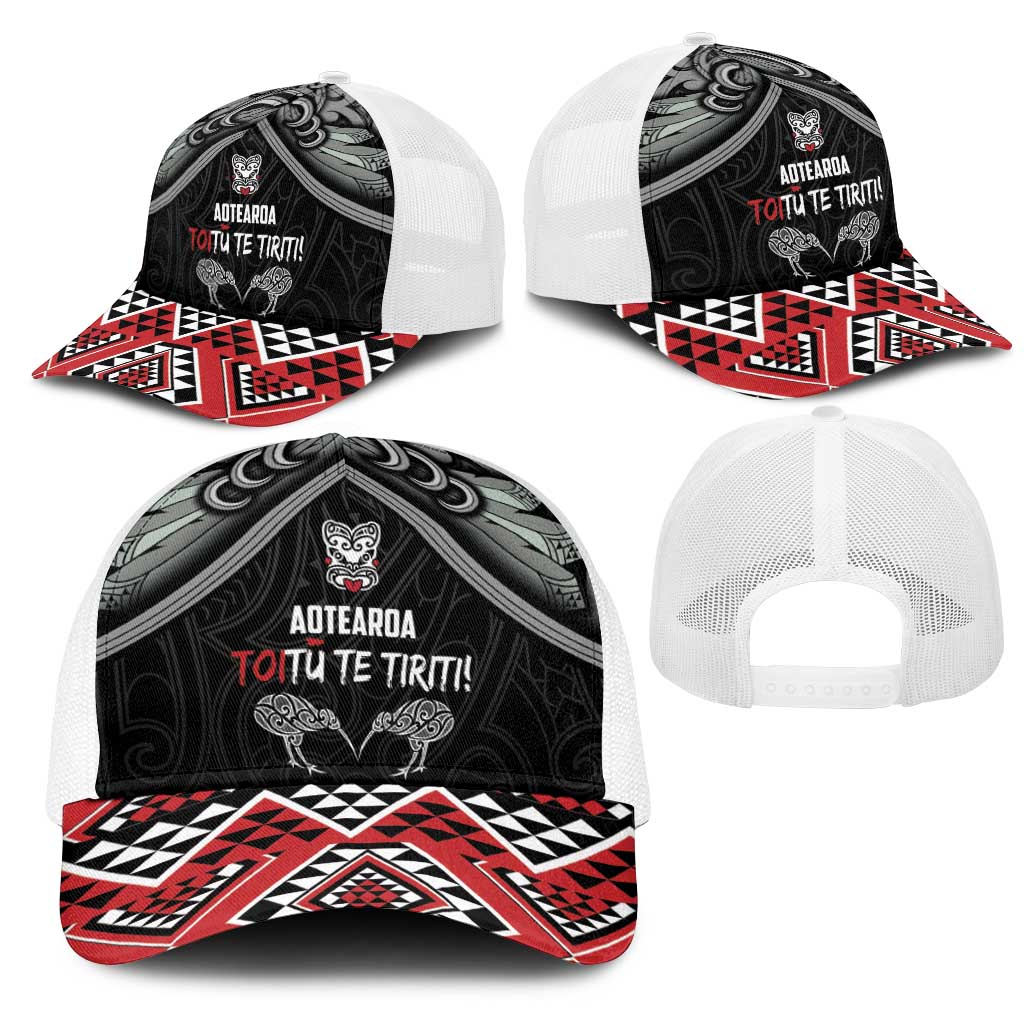 Aotearoa Toitu Te Tiriti Waitangi Mesh Trucker Cap Proud To Be Maori - Aussie Hoodie